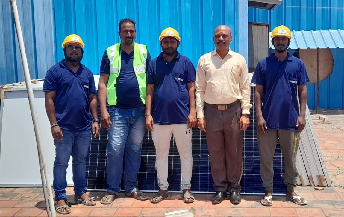 SS Power Solar in-house engineering and installation team
